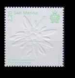 San Marino 2020 - Floare de colt, Asiago, neuzat