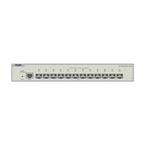 Switch 12 porturi SFP+ 10 Gbps, L3 Cloud Management - Ruijie RG-NBS5500-12XS