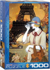 Puzzle Eurographics - 1000 de piese - Paris Adventure-Helena Lam foto
