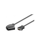 Cablu SCART la VGA 15 pini monitor 5m Goobay