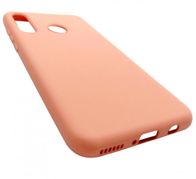 Husa silicon TPU Premium portocaliu deschis mat pentru Huawei P30 Lite foto