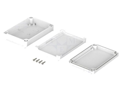 Carcasă desktop BOPLA BoVersa policarbonat 88x125x42mm IP66/IP68 albă foto