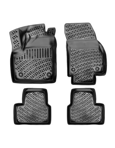 Set covorase auto din cauciuc tip tavita Opel Meriva B 2010-2017