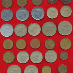 Turcia 29 monede - nici o dublură.
