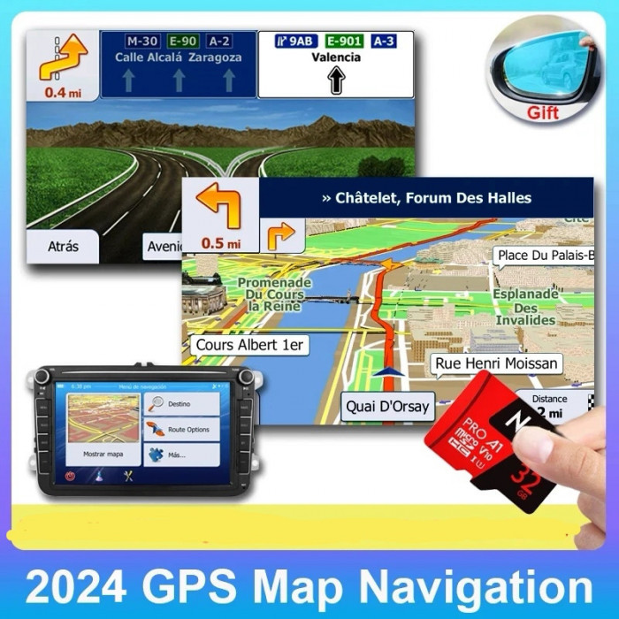 SDCard GPS HARTI Navigatie iGO PRIMO GPS NAVIGATII DEDICATE FULL Europa 2024