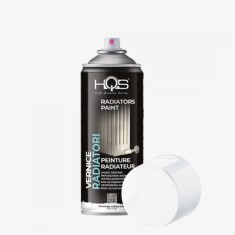 Spray HQS Radiator, email pentru calorifere alb, 400 ml foto