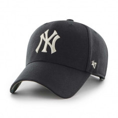 47brand șapcă de baseball din bumbac MLB New York Yankees culoarea negru, cu imprimeu