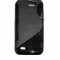 Husa silicon S-line neagra pentru Samsung Galaxy W (Wonder) i8150