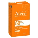 Crema de fata cu protectie solara Avene SPF 50+ TRIASORB, pentru ten sensibil, fara parfum, 50 ml