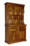 Cumpara ieftin Biblioteca lemn natur Chateaux 107 cm x 45 cm x 190 h
