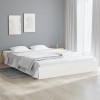 VidaXL Cadru de pat, alb, 160x200 cm, lemn masiv 820033