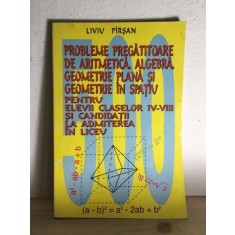 Liviu Pirsan - Probleme Pregatitoare de Aritmetica, Algebra, Geometrie Plana si Geometrie in Spatiu. Pentru Clasele IV-VIII si Admitere Liceu