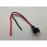 Cablu alimentare cu mufa DC mama 5.5x2.1mm fixare manson + capac, Oem