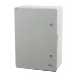 Cutie distributie IP65 din ABS gri, usa mata, placa metalica, 350x500x190 mm PP3006