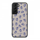 Husa Samsung Galaxy S22 - Skino Forever Love, inimi albastru bej