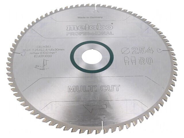Disc ferăstrău circular 254mm 80 dinți