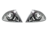 Set Lampa semnalizare fata Bmw Seria 3 E46 Sedan/Combi 06.1998-09.2001 BestAutoVest partea dreapta+stanga, silver-transparent tuning