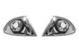 Set Lampa semnalizare fata Bmw Seria 3 E46 Sedan/Combi 06.1998-09.2001 BestAutoVest partea dreapta+stanga, silver-transparent tuning, Rapid