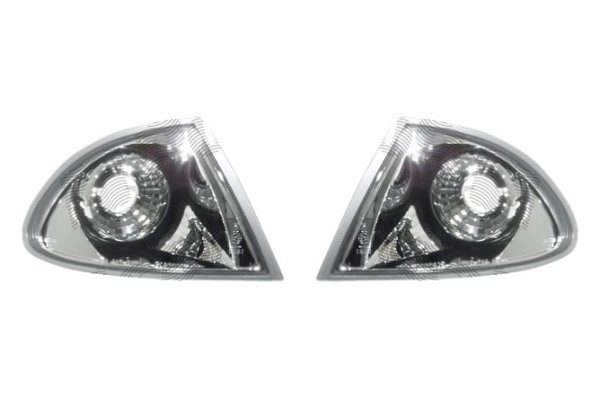 Set Lampa semnalizare fata Bmw Seria 3 E46 Sedan/Combi 06.1998-09.2001 BestAutoVest partea dreapta+stanga, silver-transparent tuning