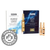 Ser corector pentru depigmentare Pigment Expert + Exfoliant de noapte Night Peeling, 20 fiole x 2ml, Isdin