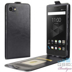 Husa Flip Verticala Cu Stand BlackBerry Motion Neagra foto