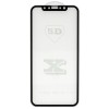 Folie de protectie din sticla securizata curbata iPhone X pentru tot ecranul 5D FULL GLUE, Neagra