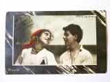 Rară! Carte poștala circulată 1903 tineri țigani rom&acirc;ni