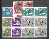 Romania.1976 Olimpiada de iarna INNSBRUCK bloc 4 TR.157