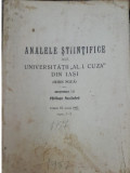 1957 ANALELE STIINTIFICE ALE UNIVERSITATII AL.I. CUZA. Stiinte Sociale Tom III