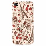 Husa silicon pentru Apple Iphone 4 / 4S, Paris Love