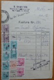 Factura din 1948 , Botosani , 11 timbre