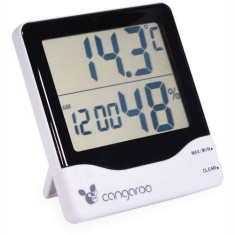 Termometru si Higrometru Cangaroo Digital 3 in 1 Ceas digital cu functie de alarma foto