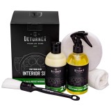 Deturner Interior Set - Kit Profesional Curatare si Protectie Interior Auto cu Accesorii Incluse, Finisaj Satinat - ideal Cadou
