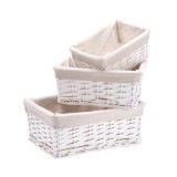 Cumpara ieftin Set 3 cosuri depozitare lemn salcie alb textil crem 27,5 x 19 x 11,5 cm, 32 x 23,5 x 14 cm, 38 x 28 x 16,5 cm