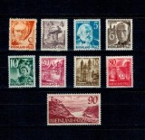 Rhineland-Pfalz (ocupatia aliata) 1948 - Motive locale, personalități, vederi, serie neștampilata incompleta