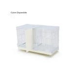 COLIVIE PASARI DUBLA, CU SEPARATOR DETASABIL 59x27x39(h)cm