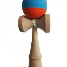 Kendama profesionala, Bila din lemn cu strat de silicon, Portocaliu, 32KD