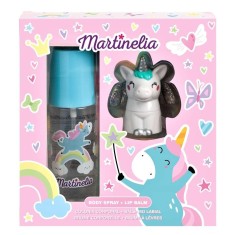 Set body mist si balsam de buze cu aroma de bezele Mr Sweet Dreams Martinelia 24185B, 103ml foto