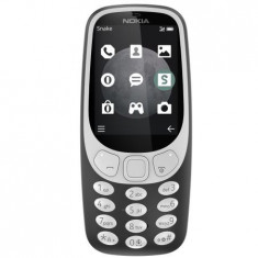 Telefon mobil Nokia 3310 (2017), Dual SIM, 3G, Charcoal foto