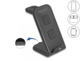Incarcator wireless 3 in 1 max 15W, Delock 66941