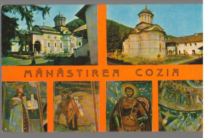 CPI B 12289 CARTE POSTALA - MANASTIREA COZIA, MOZAIC