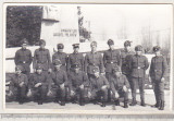 Bnk foto Aeroportul Targu Mures - militari - 1987, Alb-Negru, Romania de la 1950, Militar