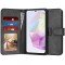 Husa pentru Samsung Galaxy A35 5G A356, Techsuit, Diary Book, Neagra