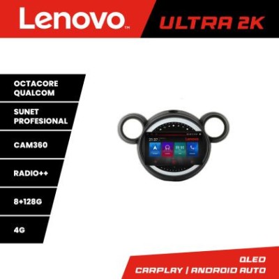 Navigatie Mini 2011-2015 cu sistem CIC Octa Core Android Radio Bluetooth GPS WIFI/4G DSP 2K 8+128GB 360 Toslink CarStore Technology foto