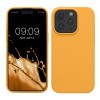 Husa Kwmobile pentru Apple iPhone 15 Pro Max, Portocaliu, Silicon, KWM000020CD019C, Carcasa