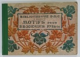 MOTIFS POUR BRODERIES ( Ire SERIE ) editeur TH. DE DILLMONT , INCEPUTUL SEC. XX
