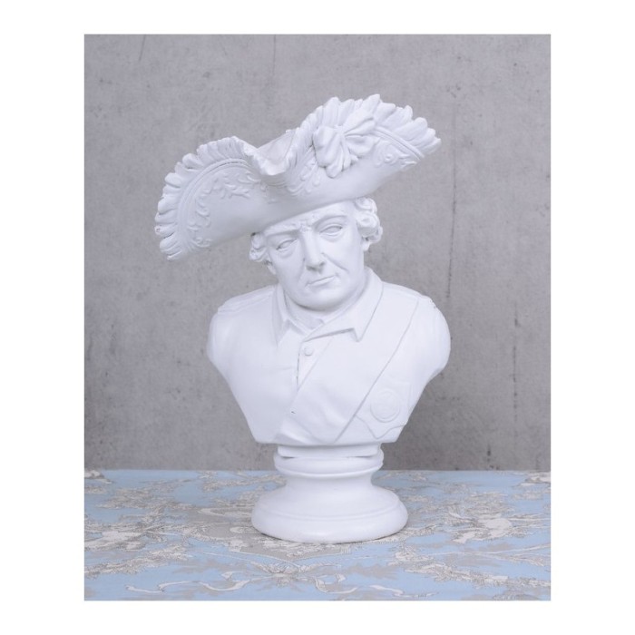 Bust Frederic cel mare-statueta nostalgica din rasini TVC099