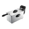 Friteuza confectionata din otel inoxidabil, putere 2180 W, cu 7 programe, capacitate 3l, sistem anti-alunecare, argintiu