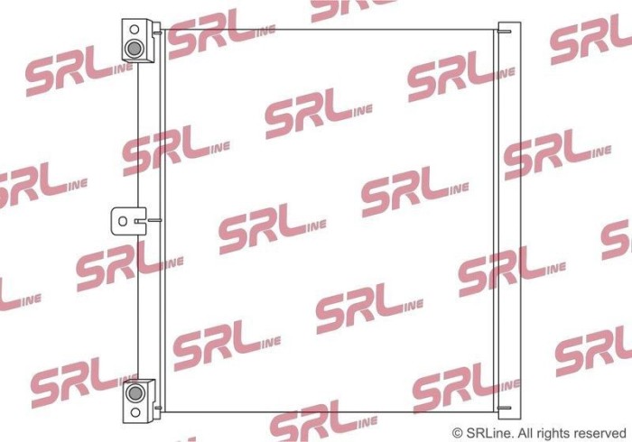 Condensator climatizare AC Porsche 911, Boxster/Cayman 16, Cayman 16, motor: 3.4 B6, 3.8 B6, Condenser fara uscator; stanga=right, 340x353x16,