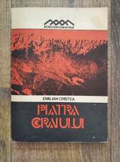 Piatra Craiului, Emilian Cristea, cu har?i, Monografii montane, 1984 foto